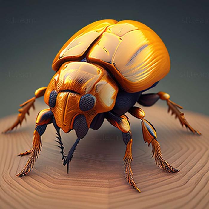 3D модель Ochodaeus chrysomeloides (STL)